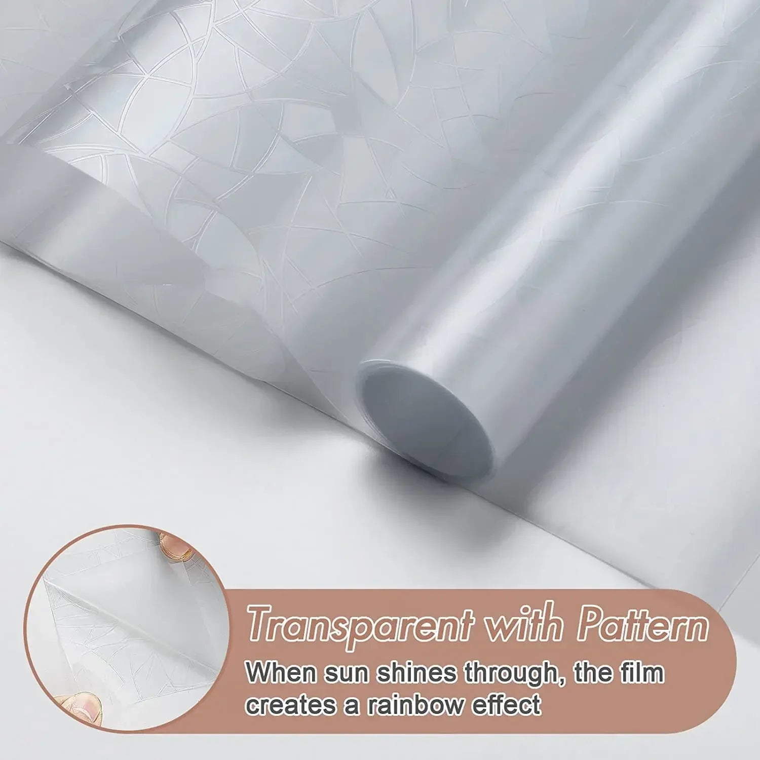 Rainbow Window Film: Static Cling Privacy Film