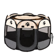 Portable Octagonal Cat Tent - Safe & Cozy Pet Playpens - YourCatBackpack.Co