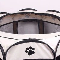 Portable Octagonal Cat Tent - Safe & Cozy Pet Playpens - YourCatBackpack.Co