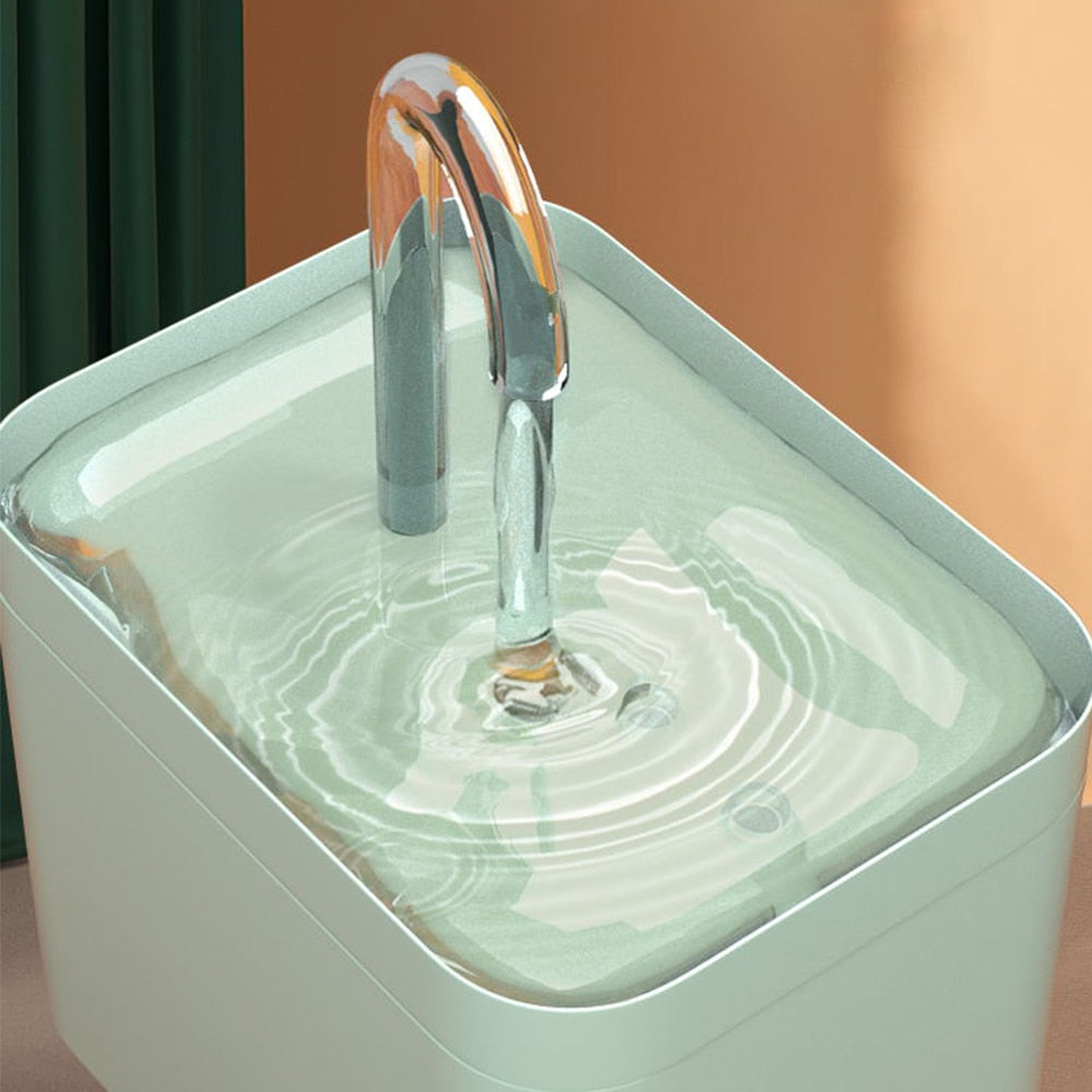 Stylish Cat Water Fountain - 1.5L Auto Filter Bowl - YourCatBackpack.Co
