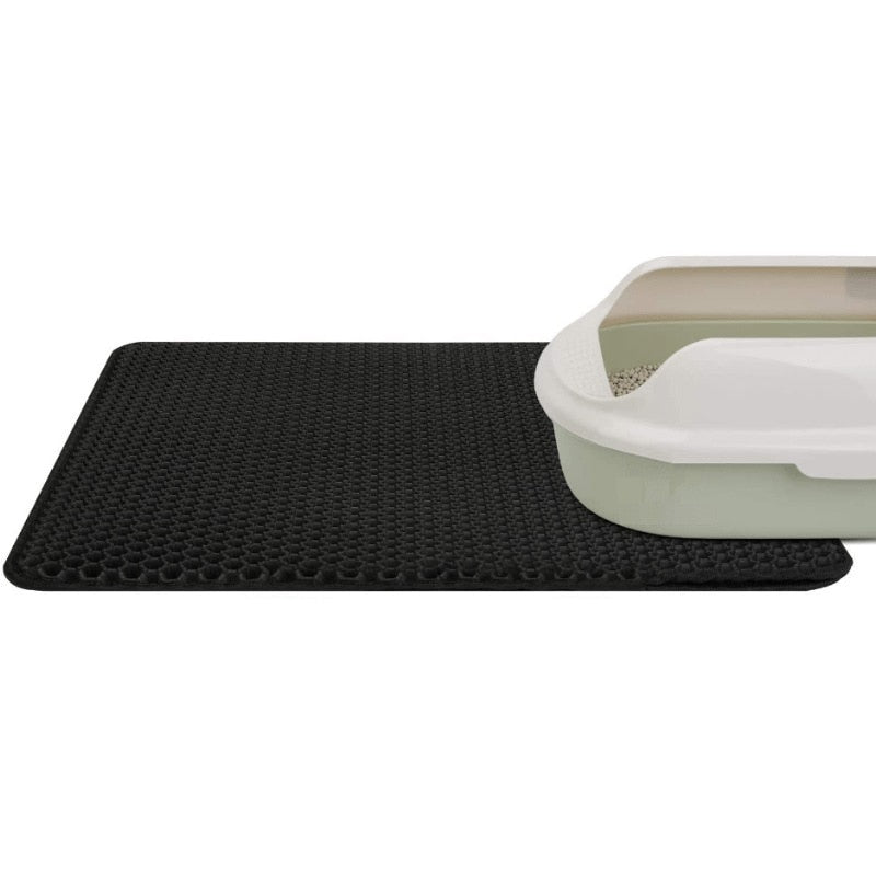 Waterproof Cat Litter Mat: Double Layer, Non-Slip, Washable - YourCatBackpack.Co