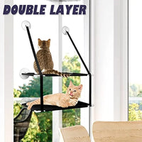 Premium Sunlit Cat Window Perch - Ultimate Feline Comfort and Sunbathing Spot
