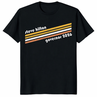 Steve Hilton Governor 2026 shirt in black – California election tee