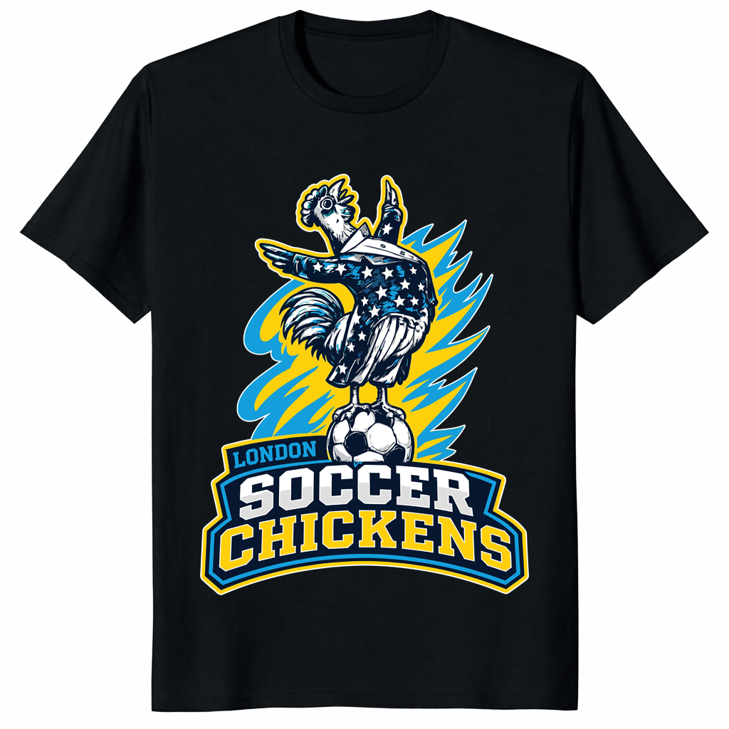 Ultimate soccer awesomeness shirt in black – funny soccer fan graphic tee