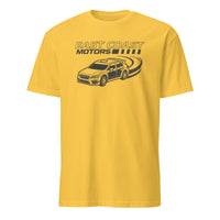 A Thousand Tomorrows S1E4 East Coast Motorsports T-Shirt in daisy yellow by Cuccico