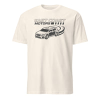 A Thousand Tomorrows S1E4 East Coast Motorsports T-Shirt in natural color by Cuccico