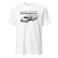 A Thousand Tomorrows S1E4 East Coast Motorsports T-Shirt in white by Cuccico