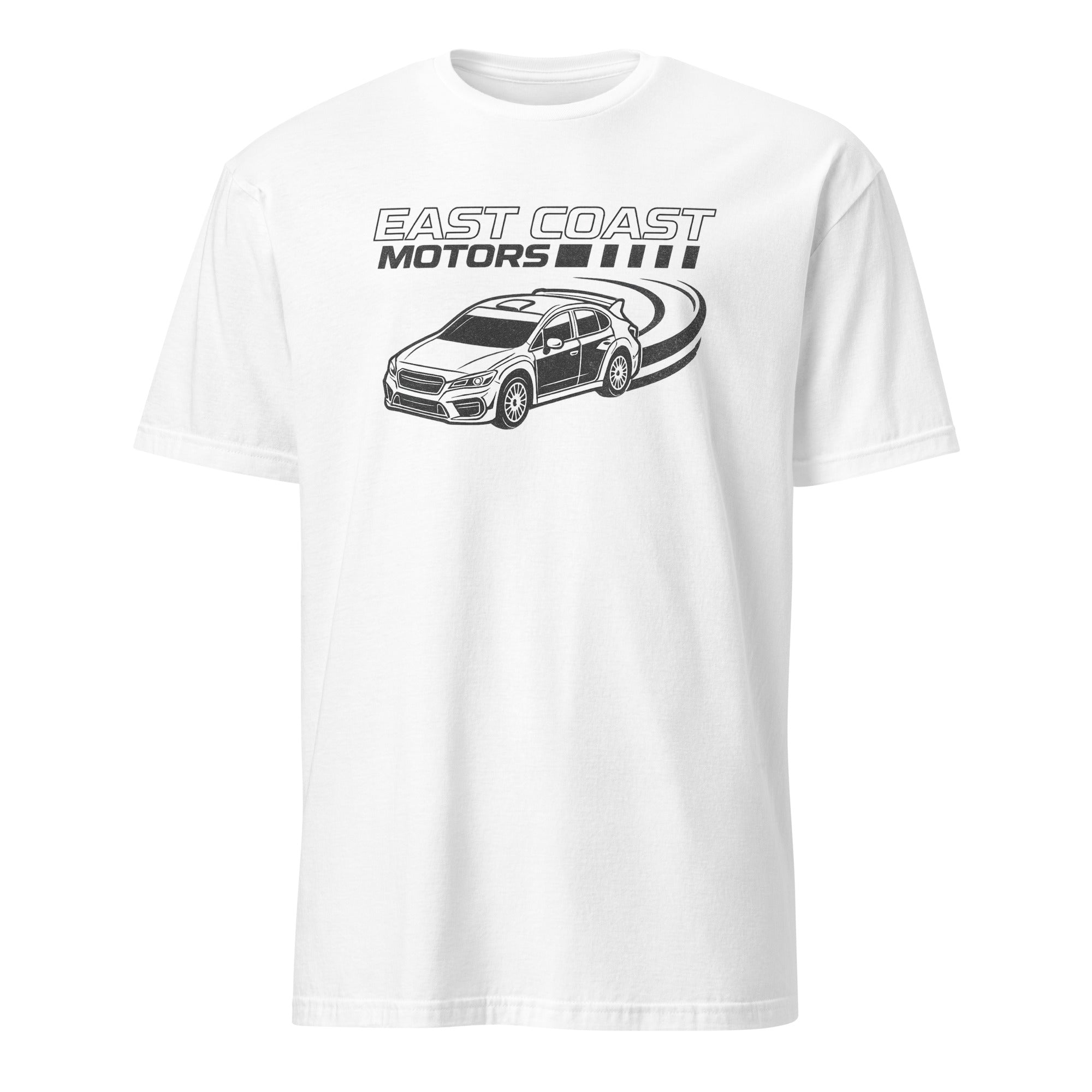 A Thousand Tomorrows S1E4 East Coast Motorsports T-Shirt in white by Cuccico