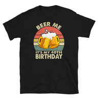 Funny Beer 40th Birthday T-Shirt - Unisex Gift Idea - Cuccico Design