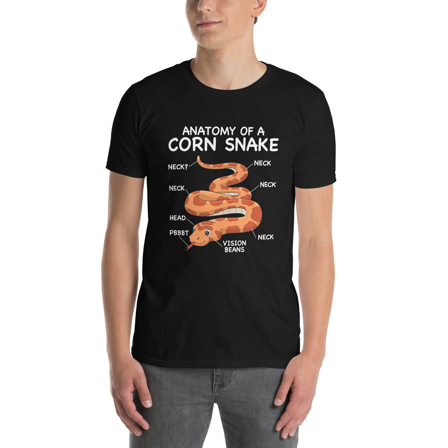 Anatomy of a Corn Snake Shirt - Funny Reptile Tee - Cuccico Design