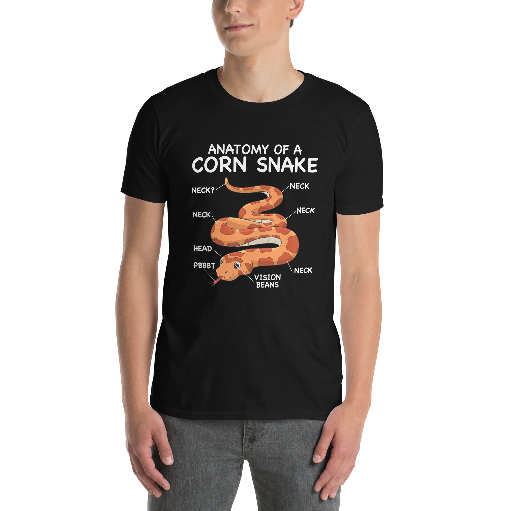Anatomy of a Corn Snake Shirt - Funny Reptile Tee - Cuccico Design