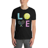 Funny 'I Love Tennis' T-Shirt | Great Gift for Players - Cuccico Design