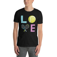 Funny 'I Love Tennis' T-Shirt | Great Gift for Players - Cuccico Design