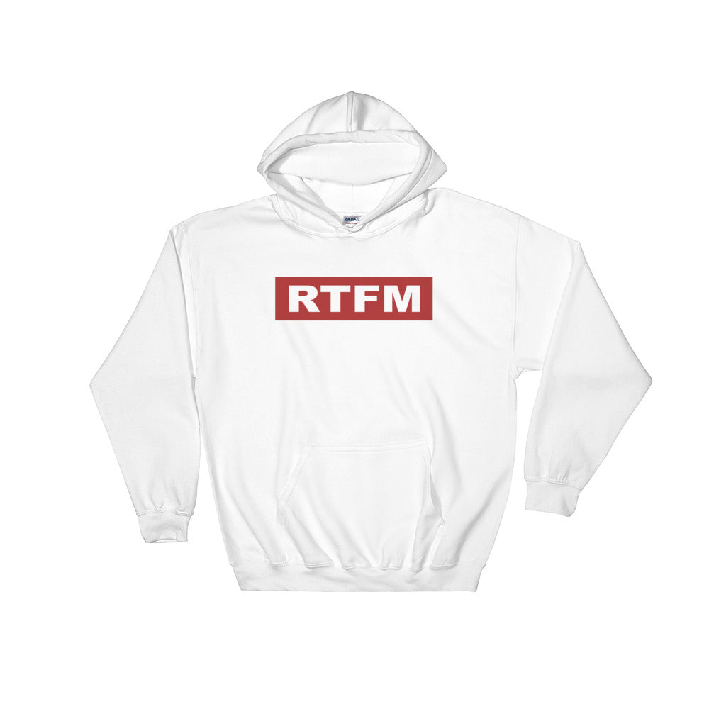 RTFM Hoodie - Funny IT Tech Support & Geek Gift - Cuccico Design