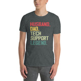 Husband Dad Tech Support Legend Shirt - Funny IT Gift - Cuccico Design