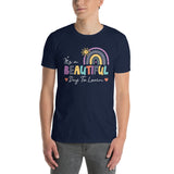 Retro 'Beautiful Day For Learning' Teacher T-Shirt - Cuccico Design