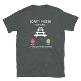 Train Lover T-Shirt: Sorry I Missed Your Call - Cuccico Design