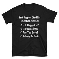 Funny Tech Support Shirt | Helpdesk & IT Gift Tee - Cuccico Design