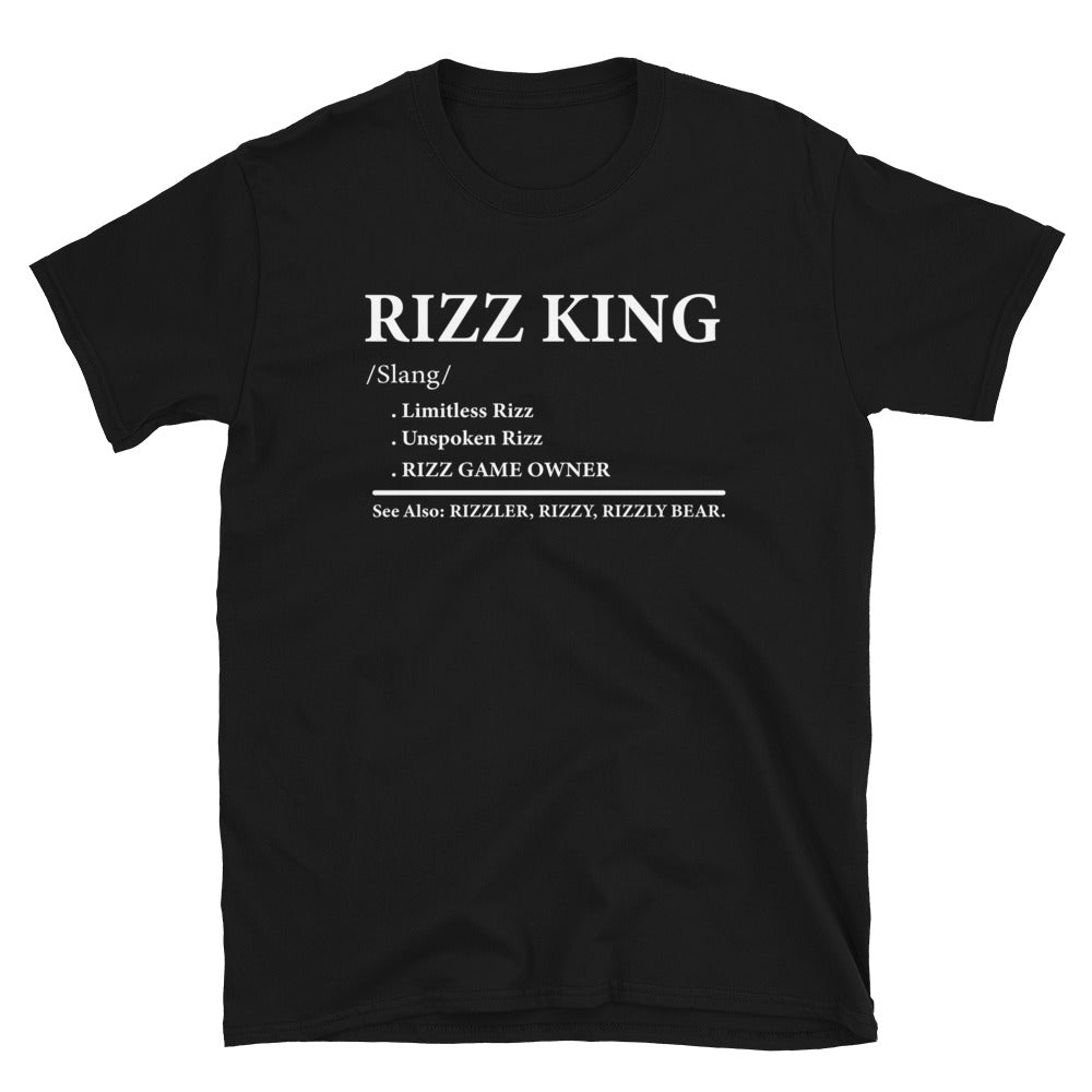 Rizz King T-Shirt | Funny Meme Unisex Tee - Cuccico Design