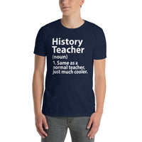 History Teacher Shirt - Funny Tee & History Buff Gift - Cuccico Design