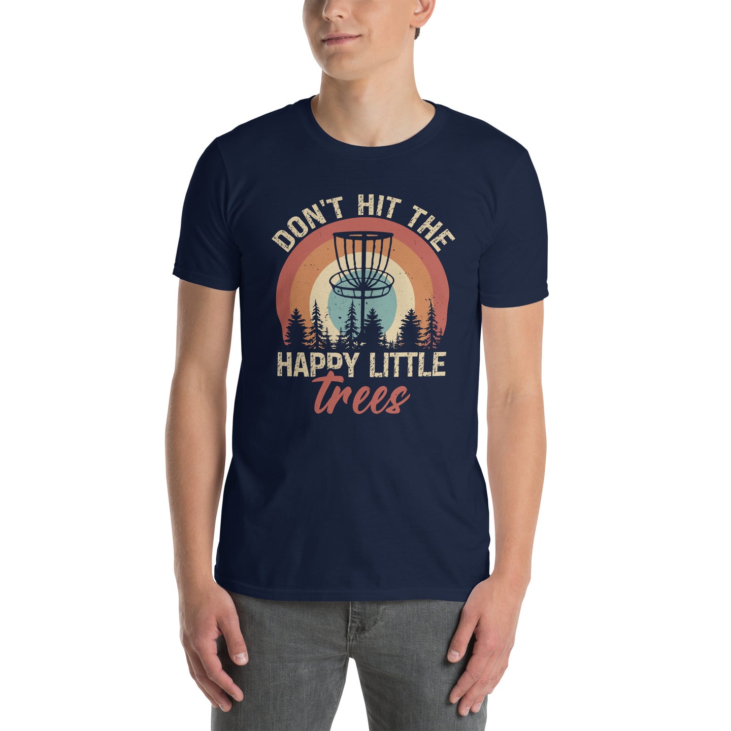 Funny Disc Golf T-Shirt | Happy Little Trees Gift - Cuccico Design