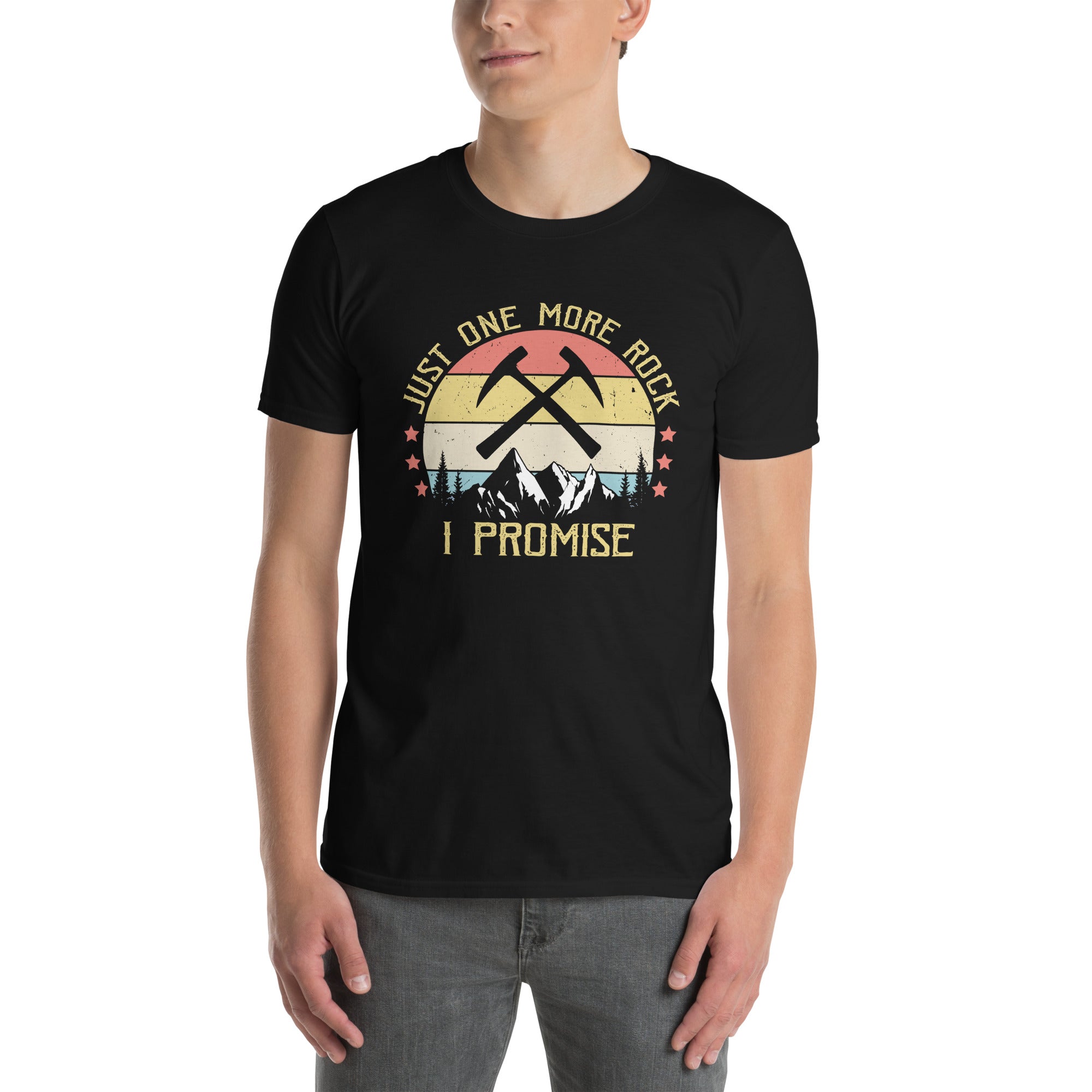 Funny Geologist T-Shirt - Just One More Rock I Promise Gift - Cuccico Design