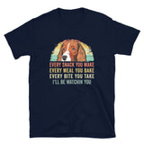 Every Snack Every Meal Cocker Spaniel T-Shirt - Unisex - Cuccico Design