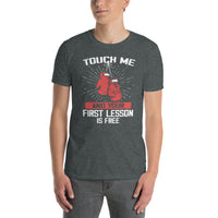 Funny Boxing T-Shirt | Touch Me Boxing Gift Tee - Cuccico Design