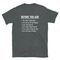 Funny Board Game T-Shirt | 'So Many Games' Gift for Gamers - Cuccico Design