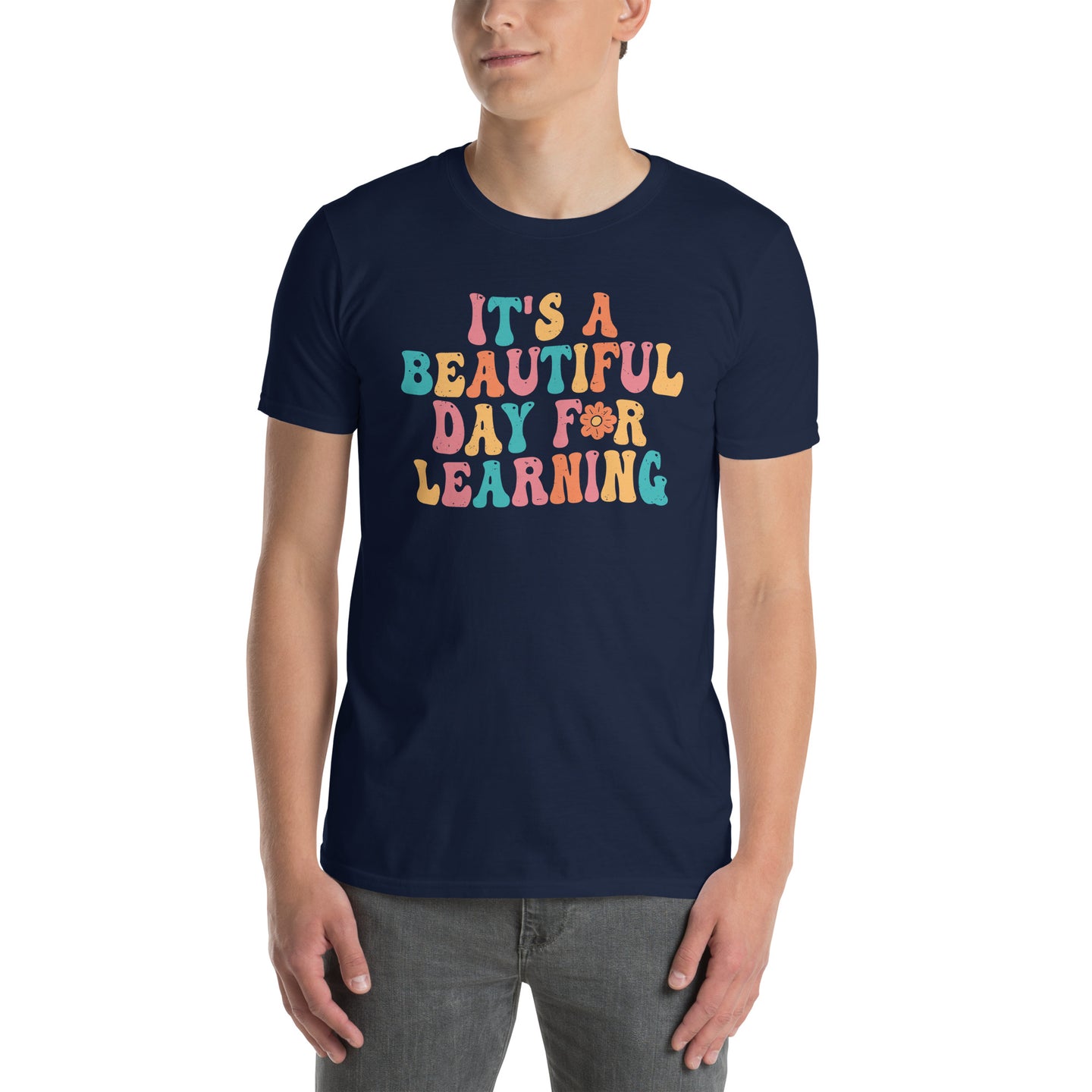 Book Lover T-Shirt: It's a Beautiful Day for Learning - Cuccico Design