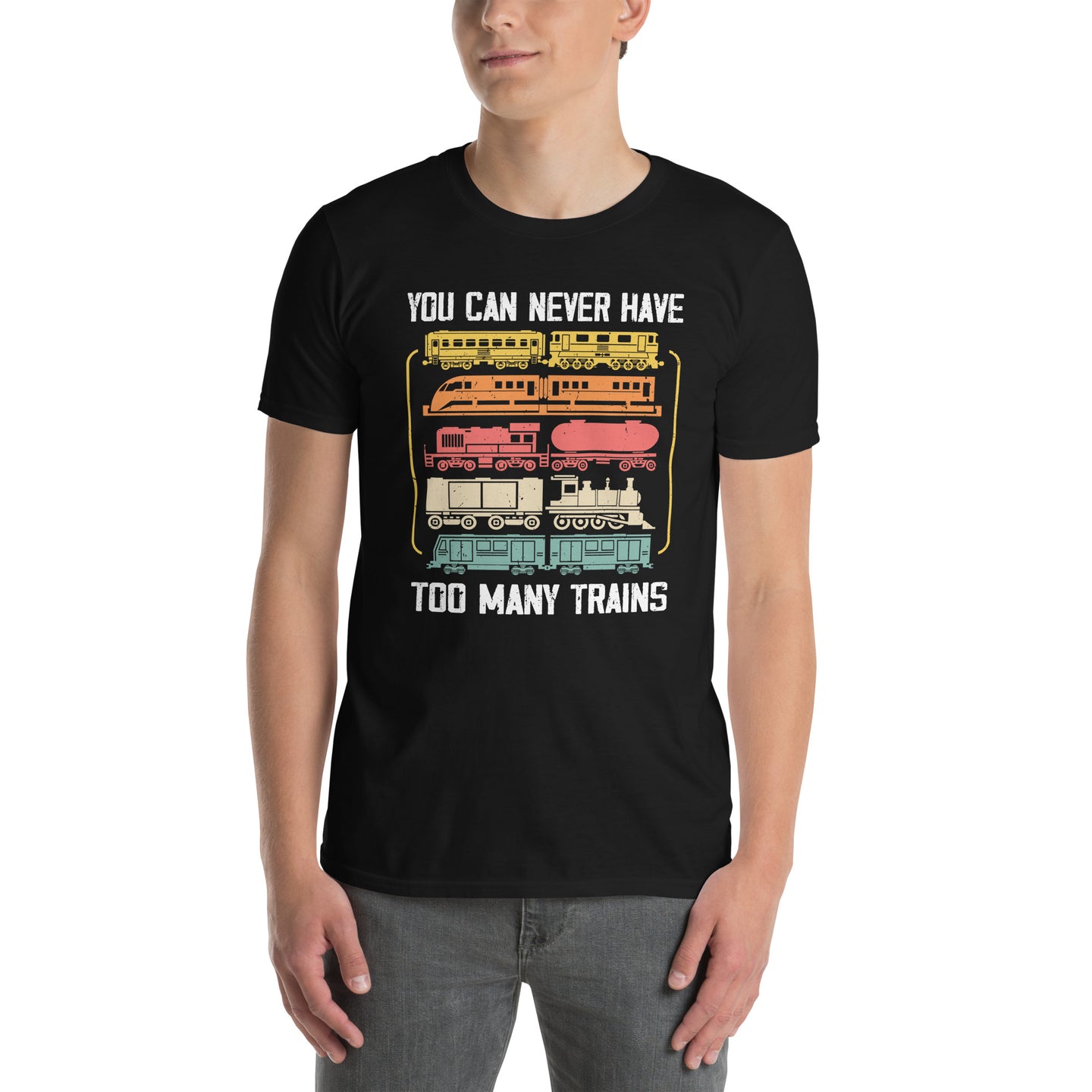 Model Train T-Shirt - Train Lover Gift & Apparel - Cuccico Design
