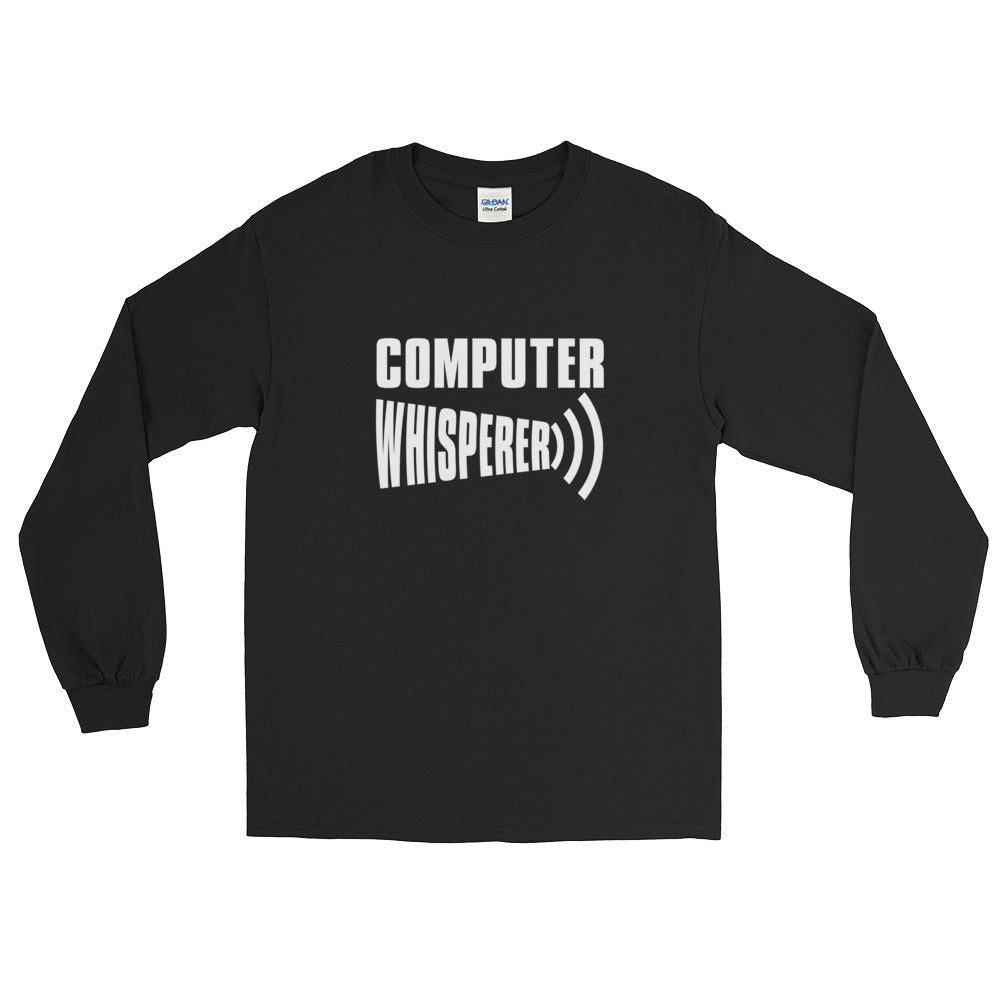 Computer Geek Long Sleeve T-shirt - Sysadmin Tech Support Gift - Cuccico Design