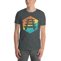 Retro Train Tracks T-Shirt | Model Railroad Gift - Cuccico Design