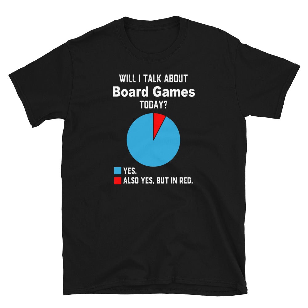 Board Game T-Shirt | Will I Talk About Board Games Today? - Cuccico Design