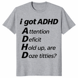 ADHD Meme Shirt in sport grey