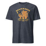 Heather Navy Adventure Travel shirt featuring Home Is Where You Hang Your Hat by Cuccico