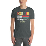 Dog Dad The Man The Myth Snack Dealer T-Shirt - Cuccico Design