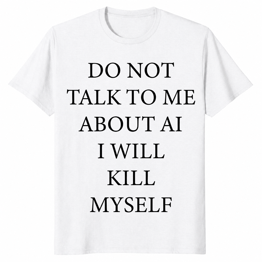 AI Fatigue shirt in white