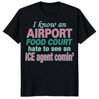 Airport Food Court ICE Agent Comin Shirt trending design shirt