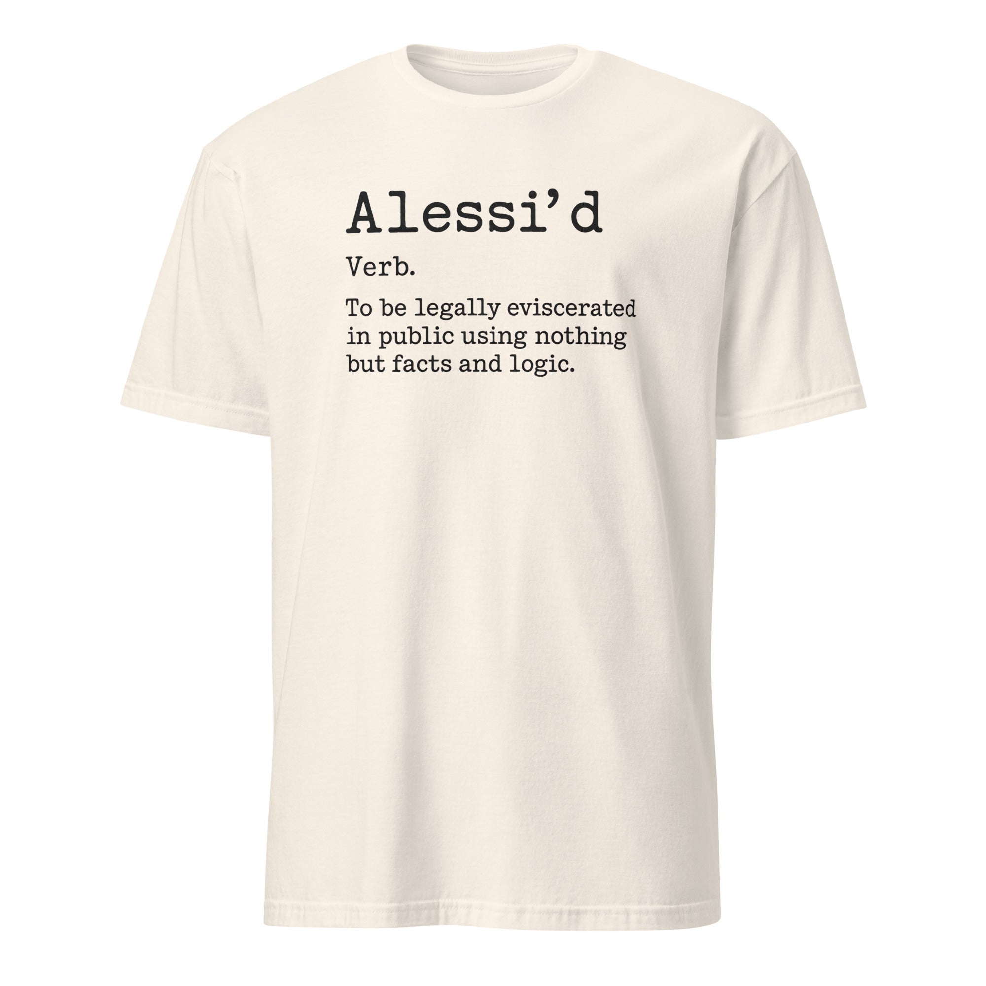 Alessi’d Defense Lawyer Shirt Free Karen Read T-Shirt in Natural by Cuccico