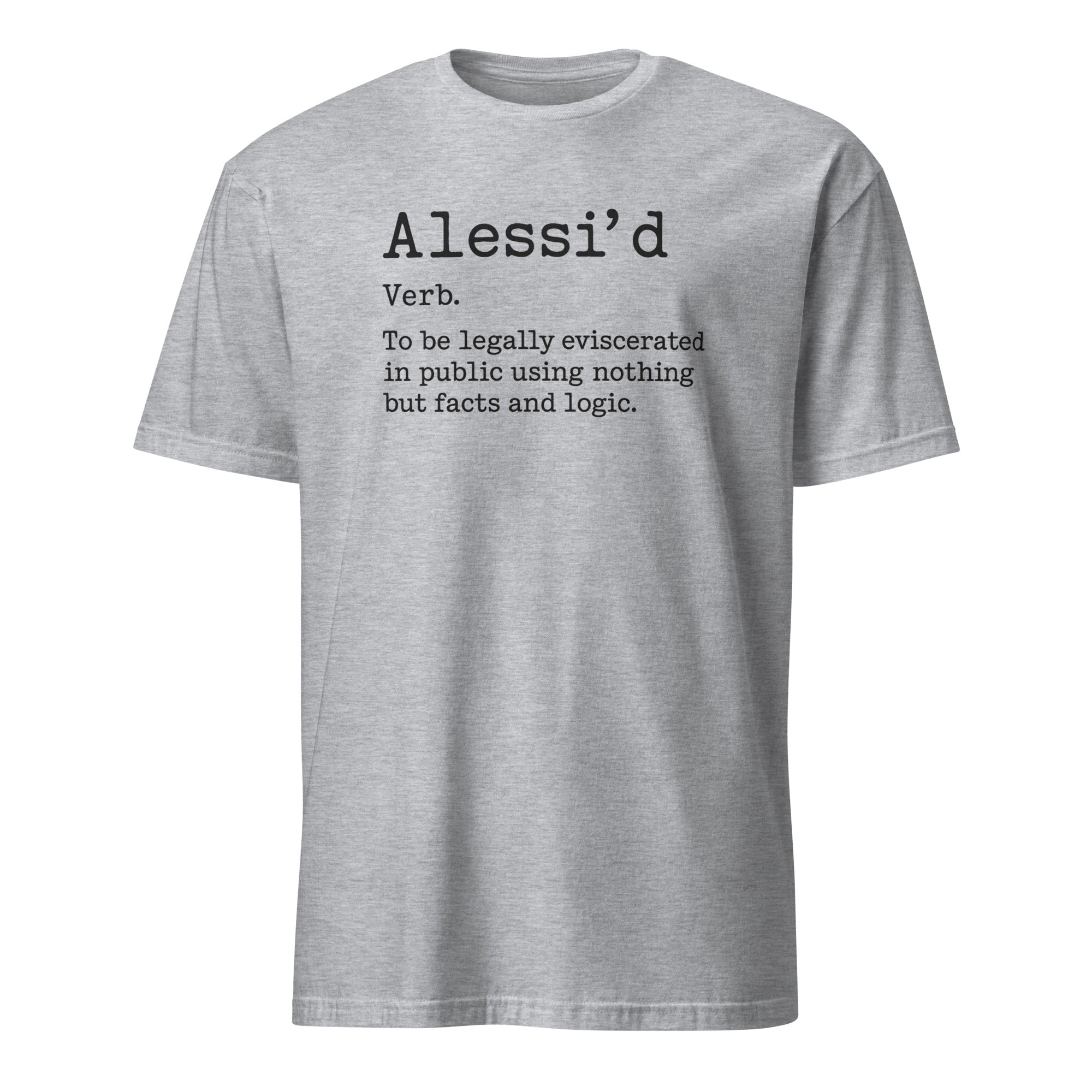 Alessi’d Defense Lawyer Shirt Free Karen Read T-Shirt in Sport Grey by Cuccico