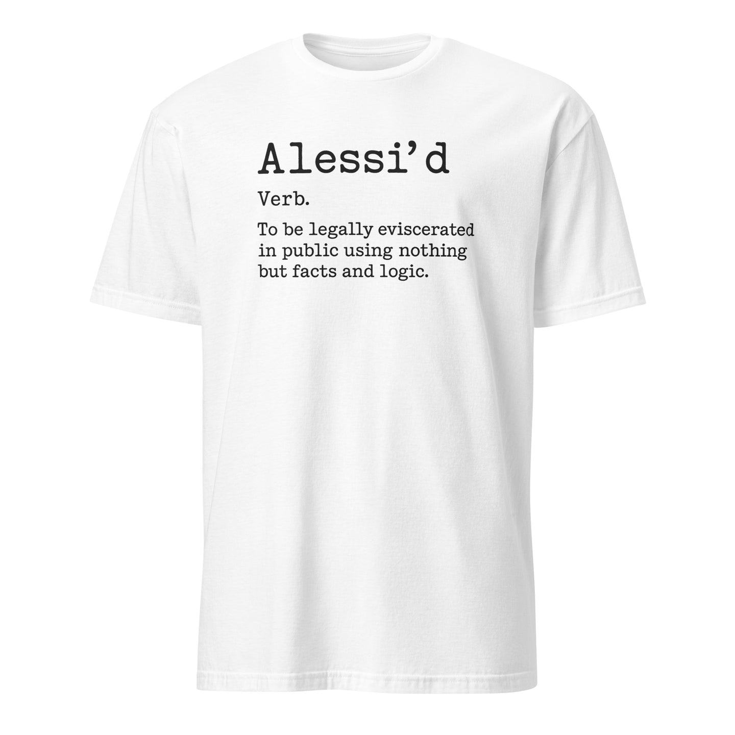 Alessi’d Defense Lawyer Shirt Free Karen Read T-Shirt in White by Cuccico