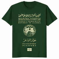 Algerian Republic Passport T-Shirt – Patriotic Algeria Passport Shirt | Proud National Gift | Cuccico