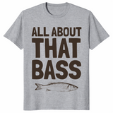 All About That Bass fishing shirt in sport grey