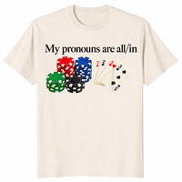 All In Poker shirt in natural