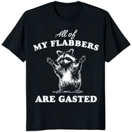 All of My Flabbers Are Gasted Shirt – Funny Raccoon Tee by Cuccico | Cuccico