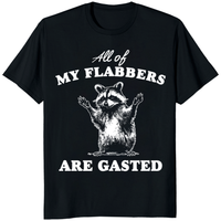 All of My Flabbers Are Gasted Shirt – Funny Raccoon Tee by Cuccico | Cuccico