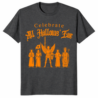 All Saints Day shirt dark heather grey