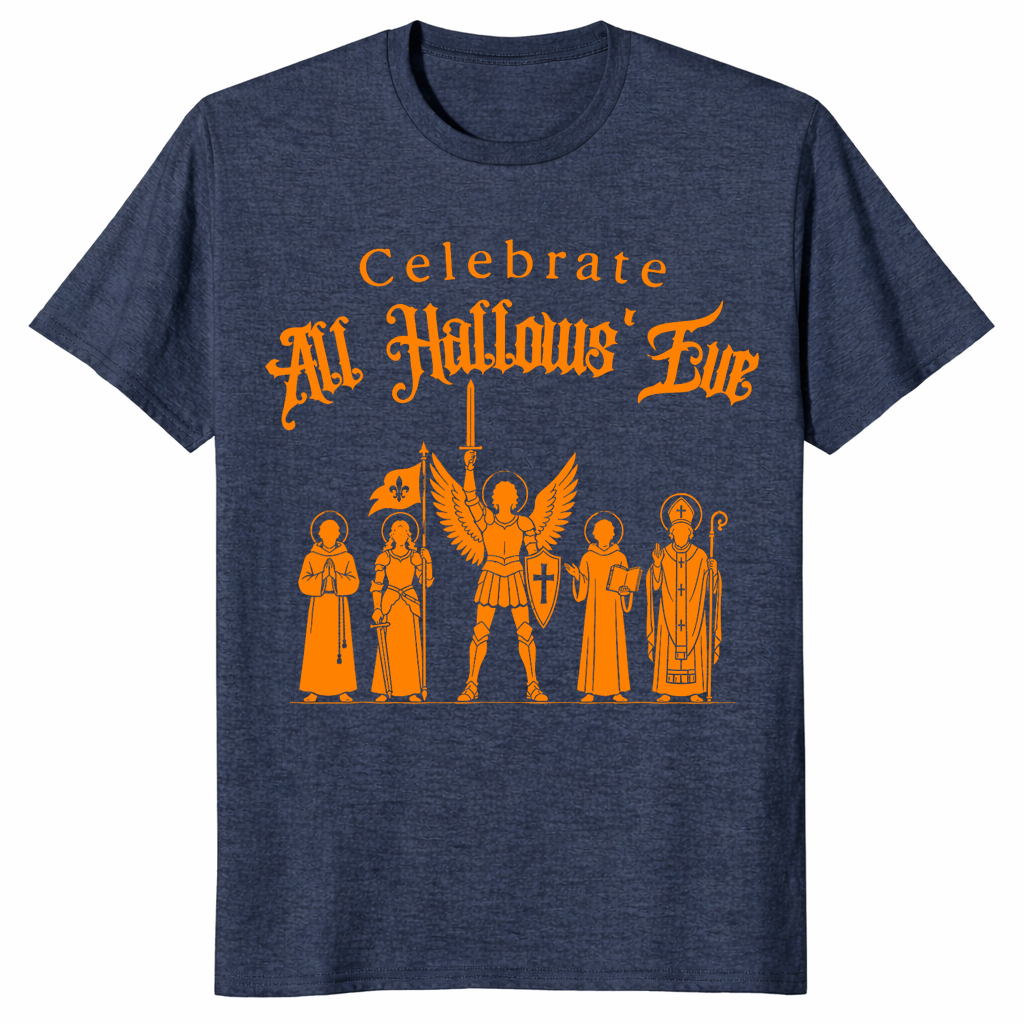 All Saints Day shirt heather navy