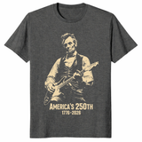America 250th Anniversary Shirt in Dark Heather - Semiquincentennial Tee